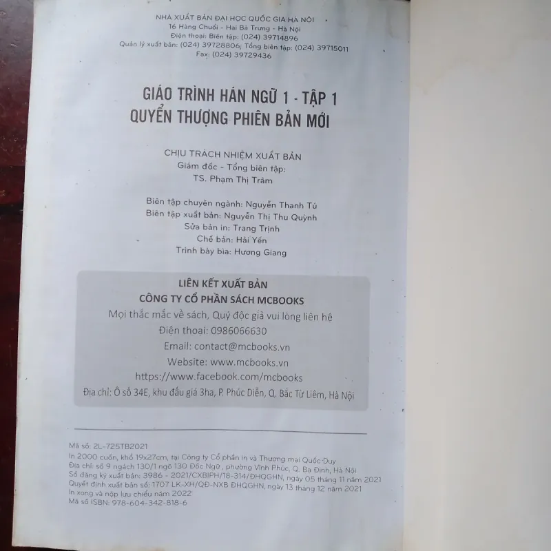 Bộ giáo trình Hán ngữ tập 1+2 972223