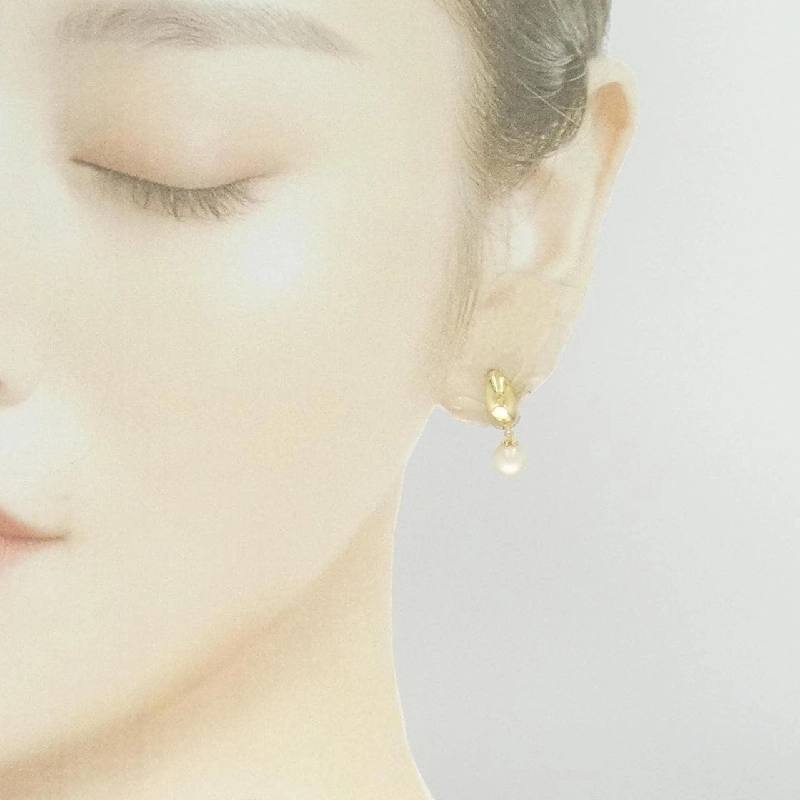 K18YG Bông tai ngọc trai Akoya 6.3mm - Hàng hiệu Chính hãng 871625