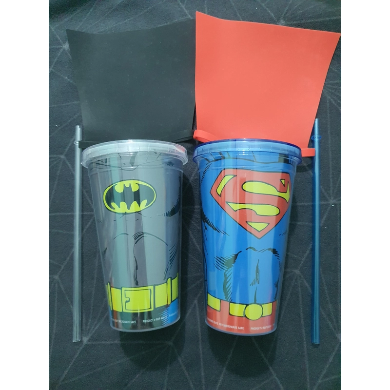 Combo 2 cốc uống nước Batman & Superman - Siêu nhân & Người Dơi (Quà tặng CGV) 493284