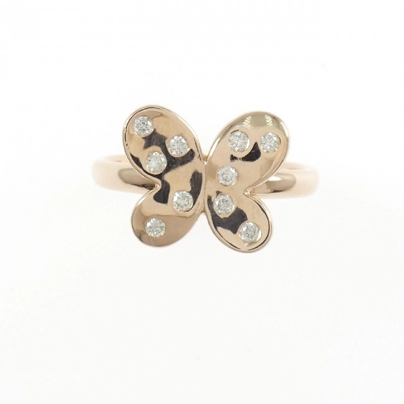 Nhẫn kim cương bướm K18PG 0.13CT - Hàng hiệu Authentic 853885