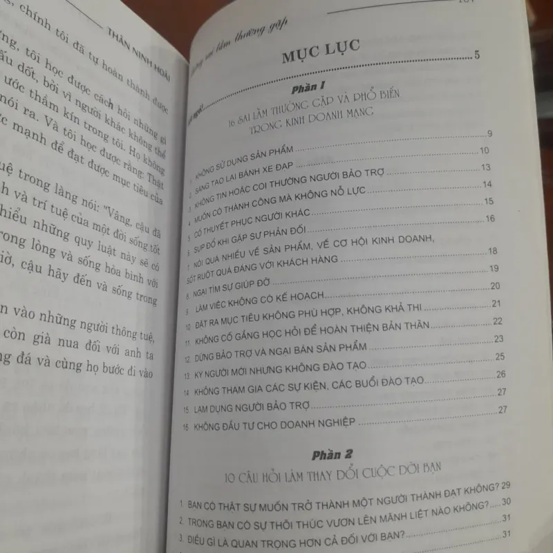 Những sai lầm thường gặp trong Kinh doanh theo mạng 1031425