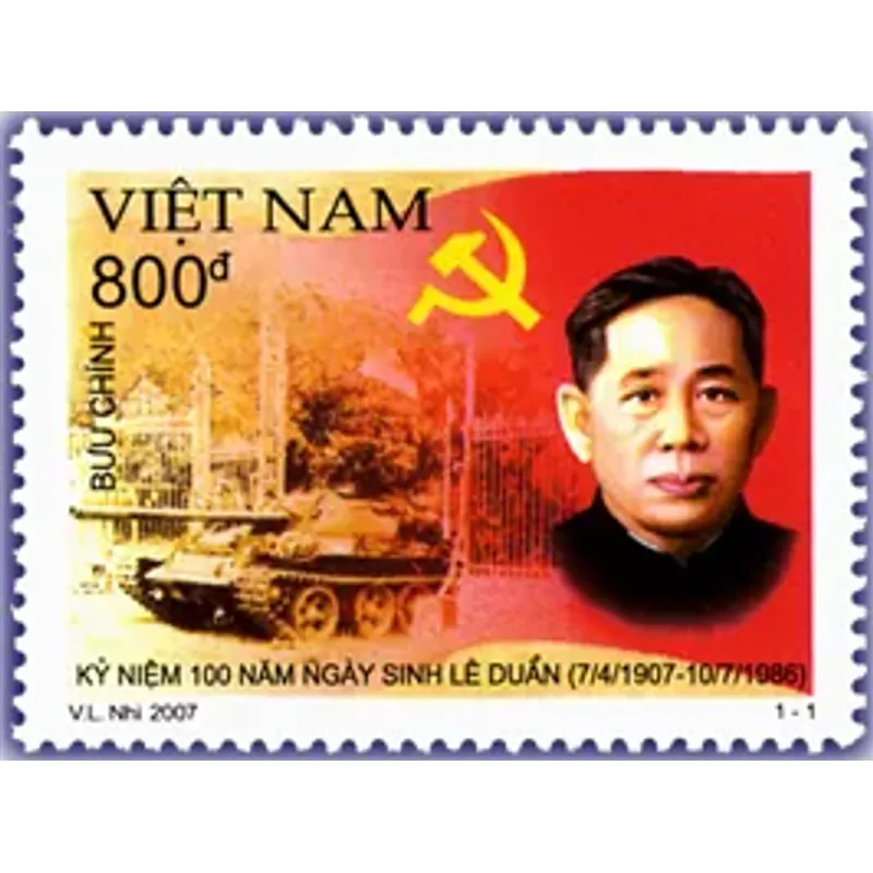 Tem Kỷ niệm 100 năm ngày sinh Lê Duẩn (07/4/1907 - 10/7/1986) 716827