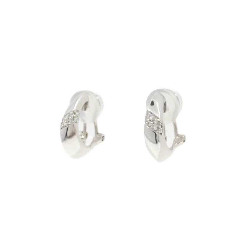 K18WG Bông tai/Khuyên tai kim cương 0.10CT - Hàng hiệu Chính hãng 870785