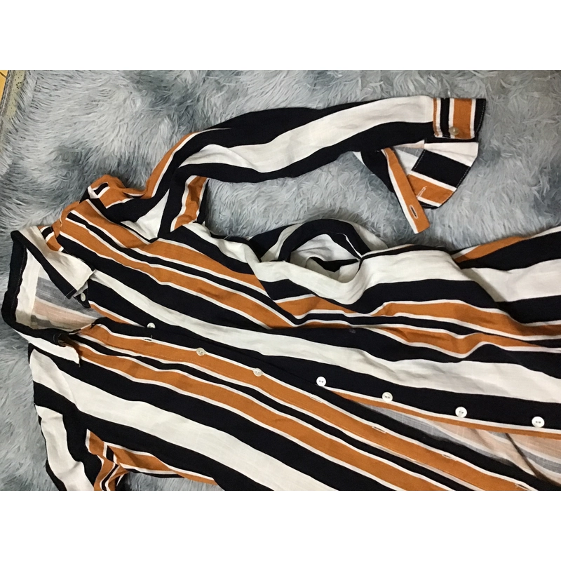 Đầm sơ mi linen 524730