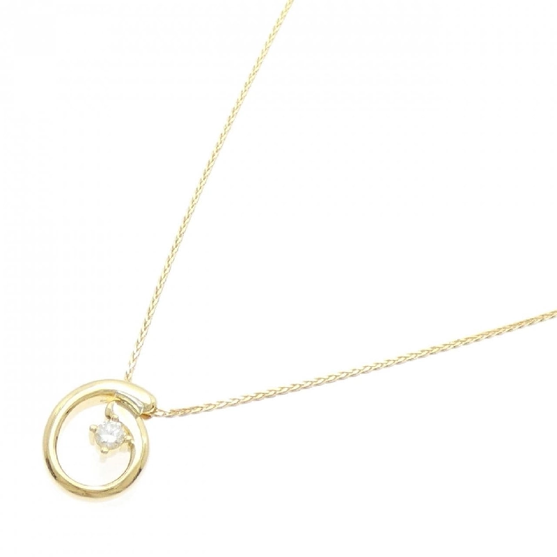 K18YG Dây chuyền kim cương 0.18CT - Hàng hiệu Chính hãng 858044