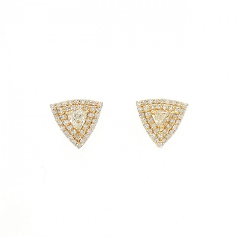 Bông tai kim cương K18YG 0.54CT - Hàng hiệu Chính hãng 871502