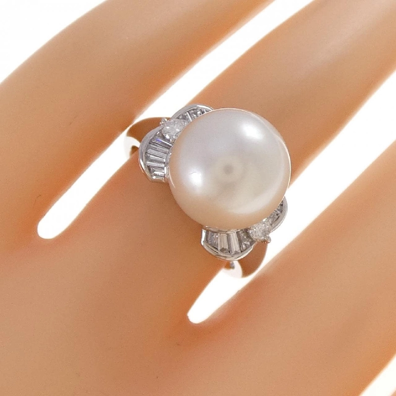 Nhẫn ngọc trai trắng PT900 11.2mm 666342