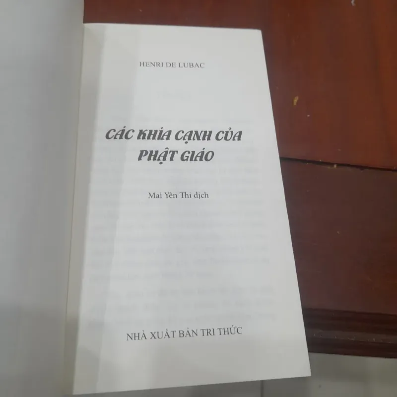Henri De Lubac - CÁC KHÍA CẠNH CỦA PHẬT GIÁO 994927