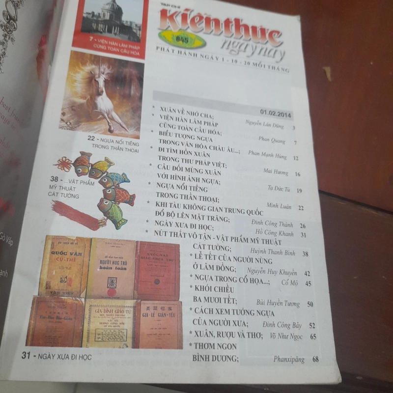 Tạp chí KIẾN THỨC NGÀY NAY số 845 ngày 01.02.2014 (SỐ TẤT NIÊN) 506198