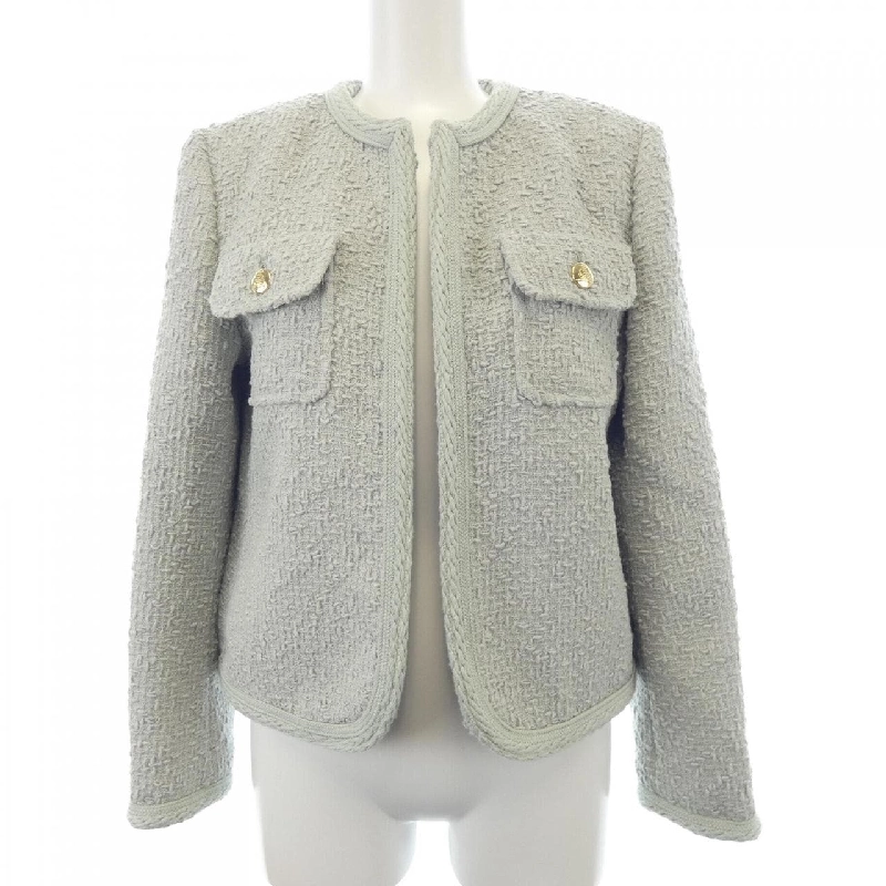 Áo khoác không cổ CELINE 633290