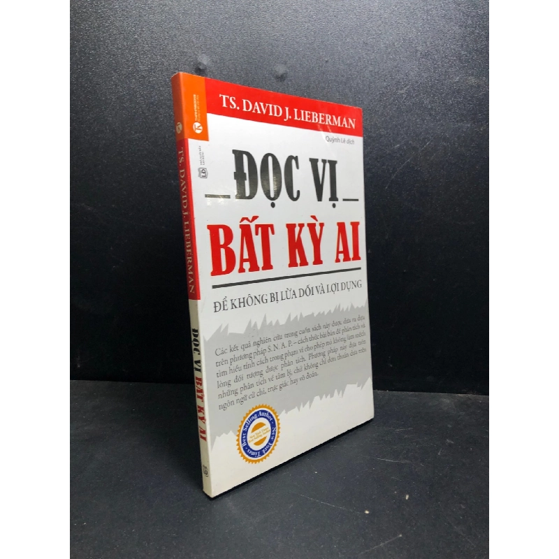 M2 - Đọc vị bất kỳ ai David J Lieberman mới 80% (ố, quăn giấy) HCM0501 Rebooks.vn 947456