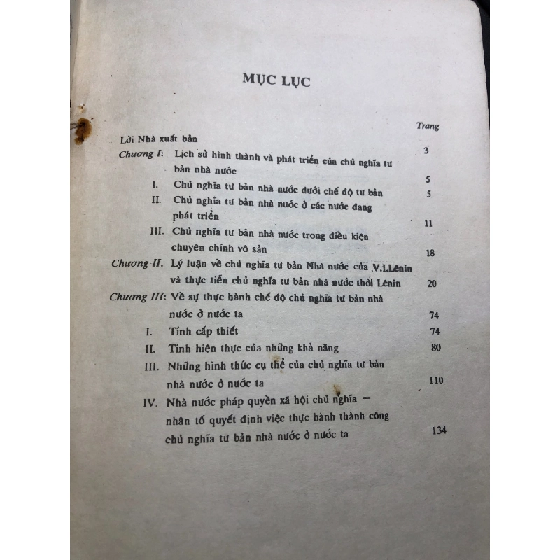 Mấy vấn đề về chủ nghĩa Tư Bản nhà nước mới 70% ố vàng rách gáy có dấu mộc và viết nhẹ trang đầu 1993 Vũ Hữu Ngoan - Khổng Doãn Hợi HPB0906 SÁCH LỊCH SỬ - CHÍNH TRỊ - TRIẾT HỌC 914837