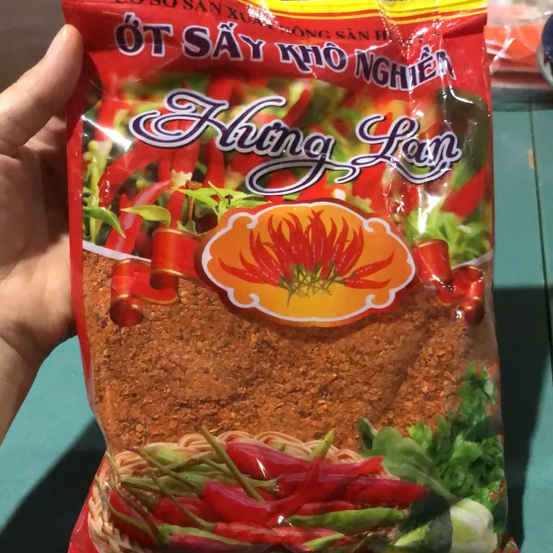 ớt sấy khô nghiền HƯNG LAN 694501