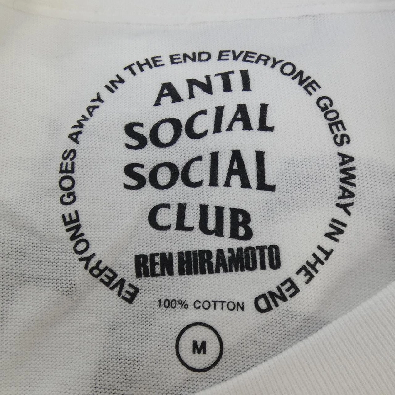 CLB Xã Hội Chống Đối ANTI SOCIAL SOCIAL CLUB REN HIRAMOTO Áo Thun - Hàng hiệu Chính Hãng 894682