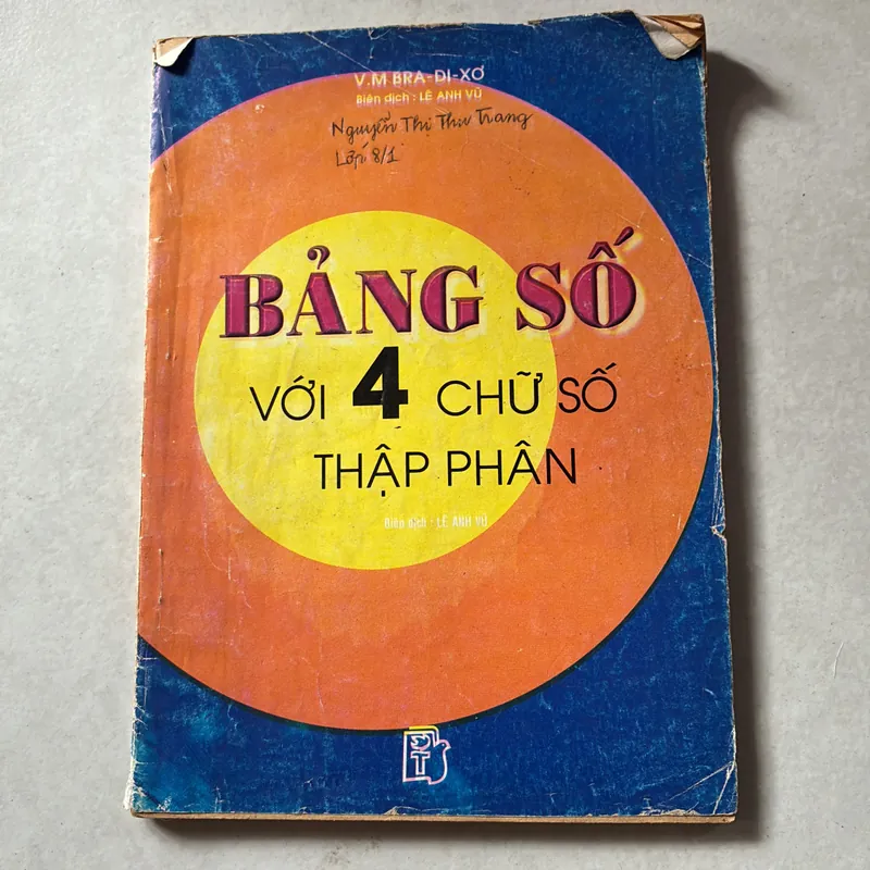 Bảng số với 4 chữ số thập phân 739174