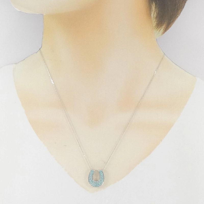 K18WG Tourmaline Necklace 0.45CT - Hàng hiệu Authentic 858136