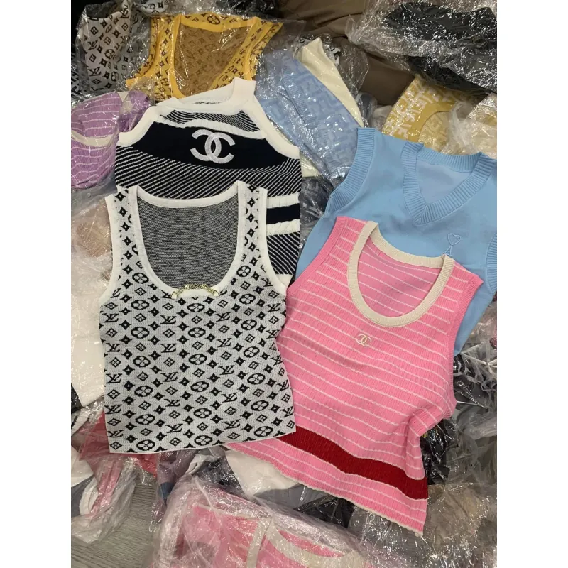 Áo tank top nữ Fendi in logo chất len mongtoghi hàng chuẩn QCCC 1024469