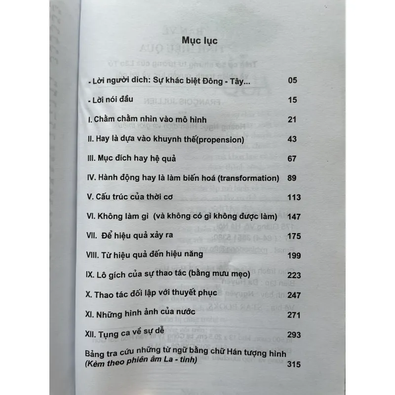 Bàn về tính hiệu quả - Francois Jullien 933672