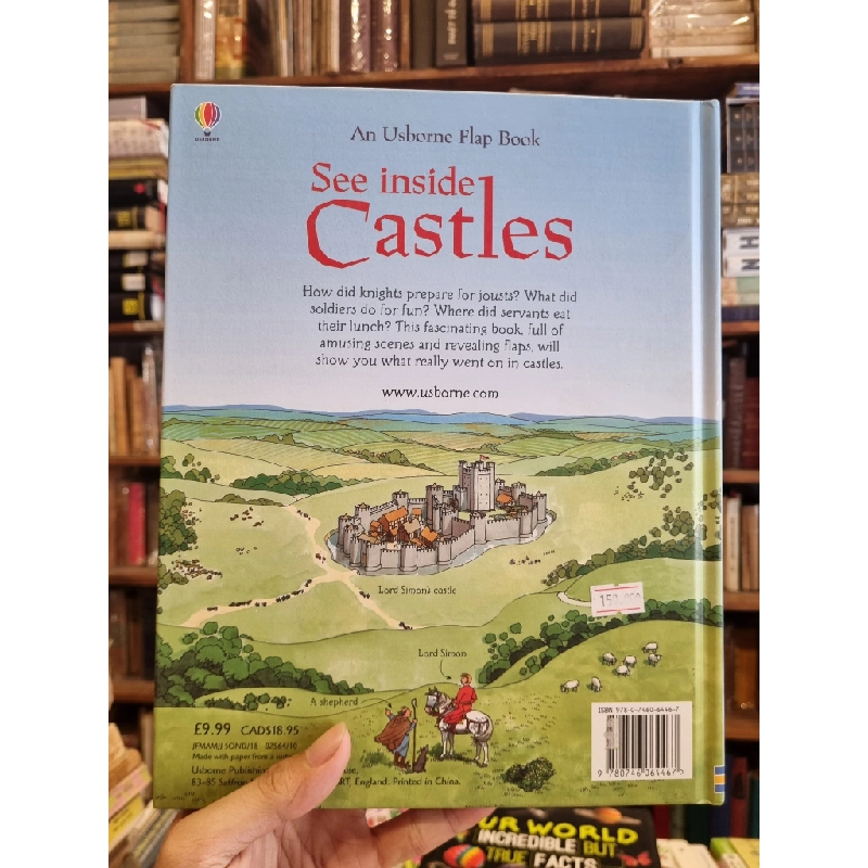 SEE INSIDE CASTLES : With Over 50 Flaps to Lift (Usborne - Interactive Book) 201931