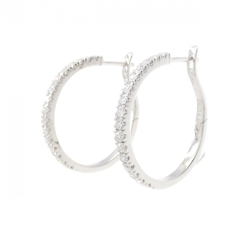 Bông tai kim cương 750WG 0.68CT - Hàng hiệu Chính hãng 868716