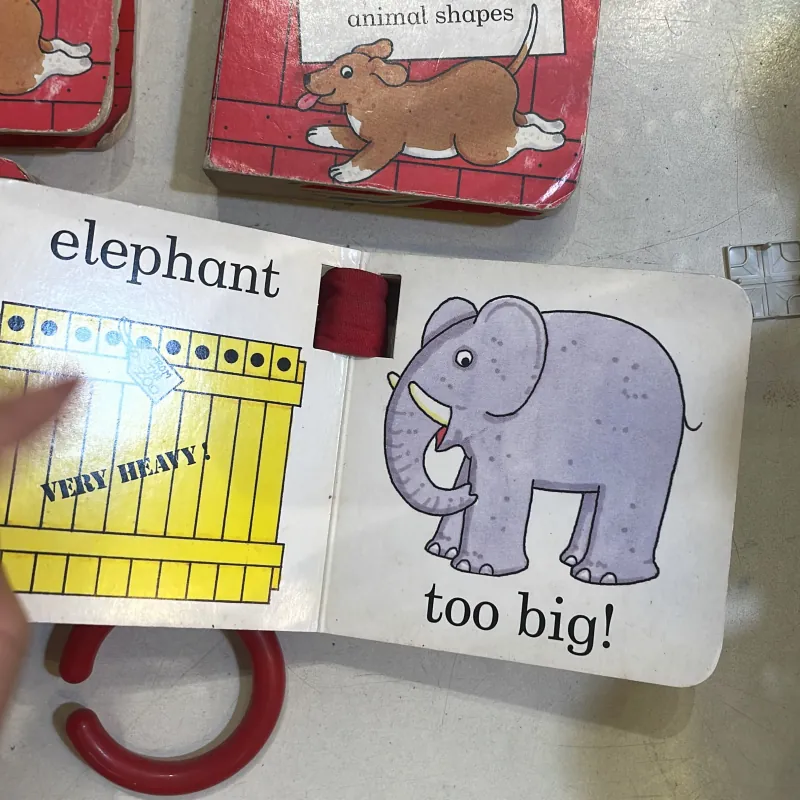 Ngoại văn : Rod Campbell : DEAR ZOO : animal shapes & buggy book ( chọn 1 quyển )  1027456