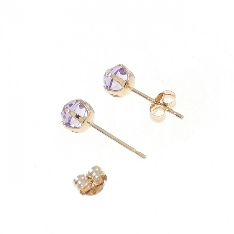K18PG Amethyst Bông tai - Hàng hiệu Chính hãng 872832