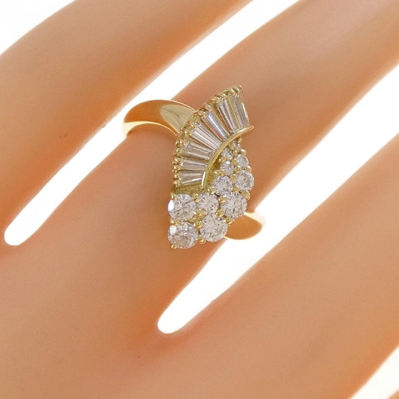 Nhẫn kim cương K18YG 0.85CT - Hàng hiệu Authentic 853272