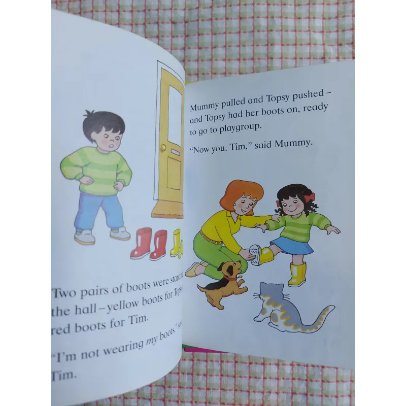 COMBO 2q TOPSY + TIM - RED BOOTS, YELLOW BOOTS ✨ LITTLE LOST RABBIT 782497