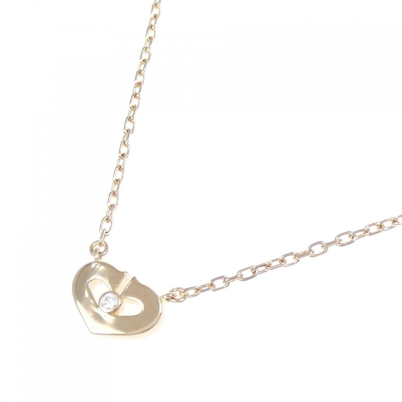 Cartier C Heart Small Necklace - Hàng hiệu Authentic 843302