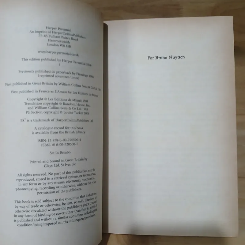 The Lover - Marguerite Duras 707109