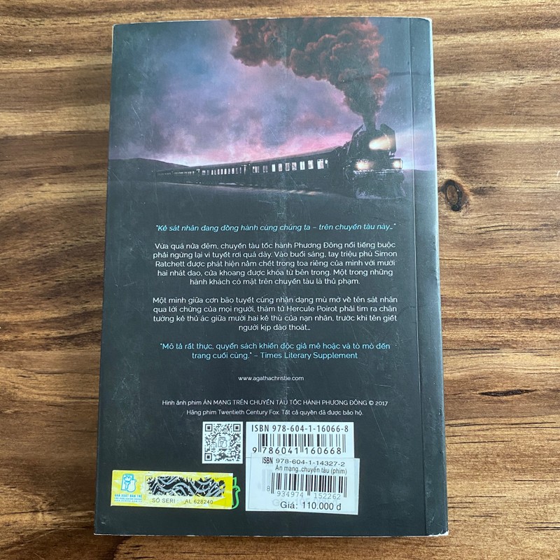 Sách trinh thám Án Mạng Trên Chuyến Tàu Tốc Hành Phương Đông - Agatha Christie 170854