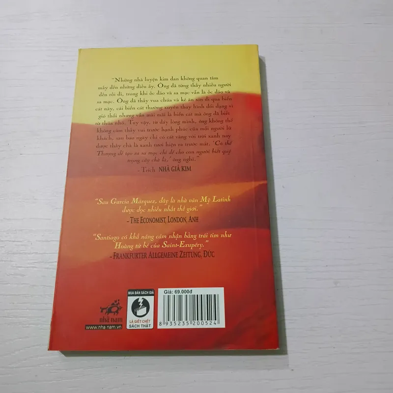Sách Nhà Giả Kim - cuốn sách bán chạy chỉ sau kinh thánh 731748