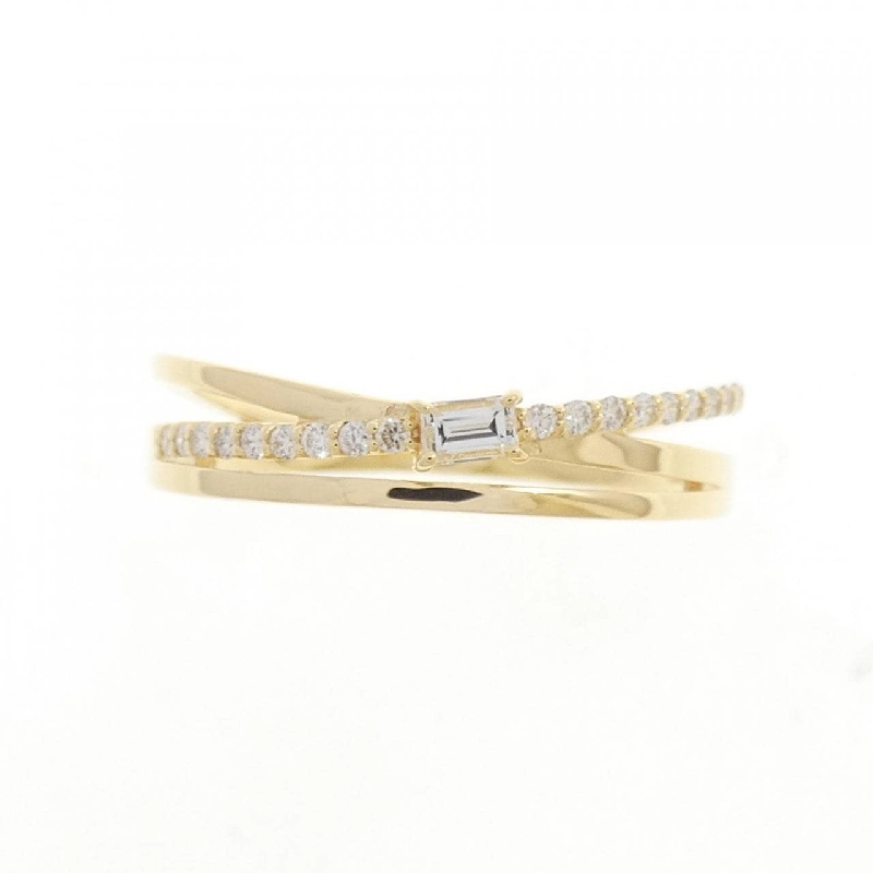 【Sản phẩm mới】Nhẫn kim cương K18YG 0.15CT 669373