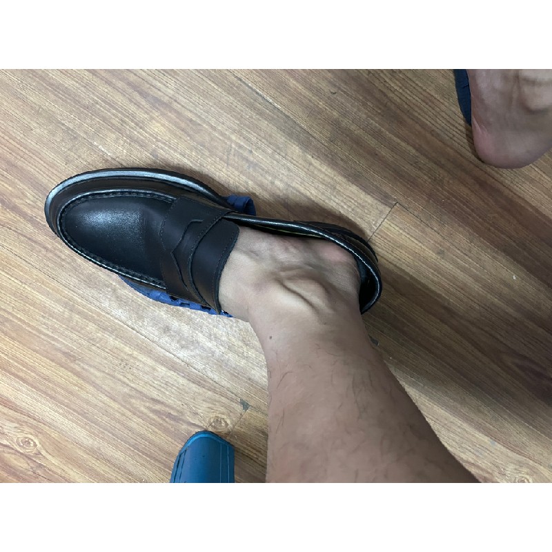 Giày da thật penny loafer JOG04 3229