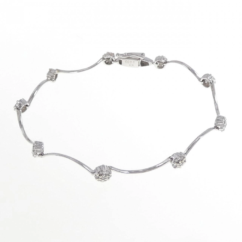 K18WG Vòng tay kim cương 0.66CT - Hàng hiệu Chính hãng 874755