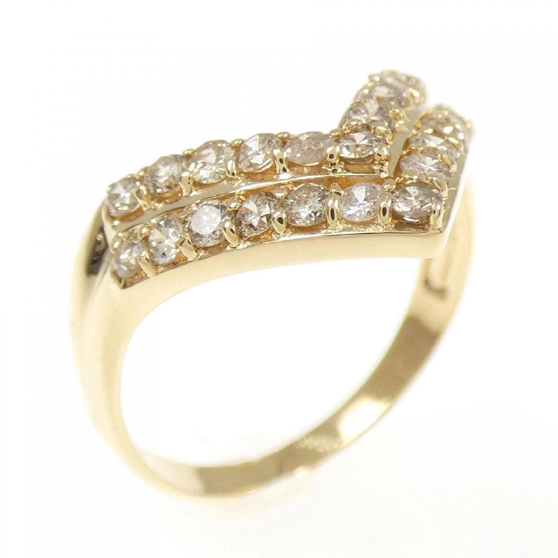 Nhẫn kim cương K18YG 669098