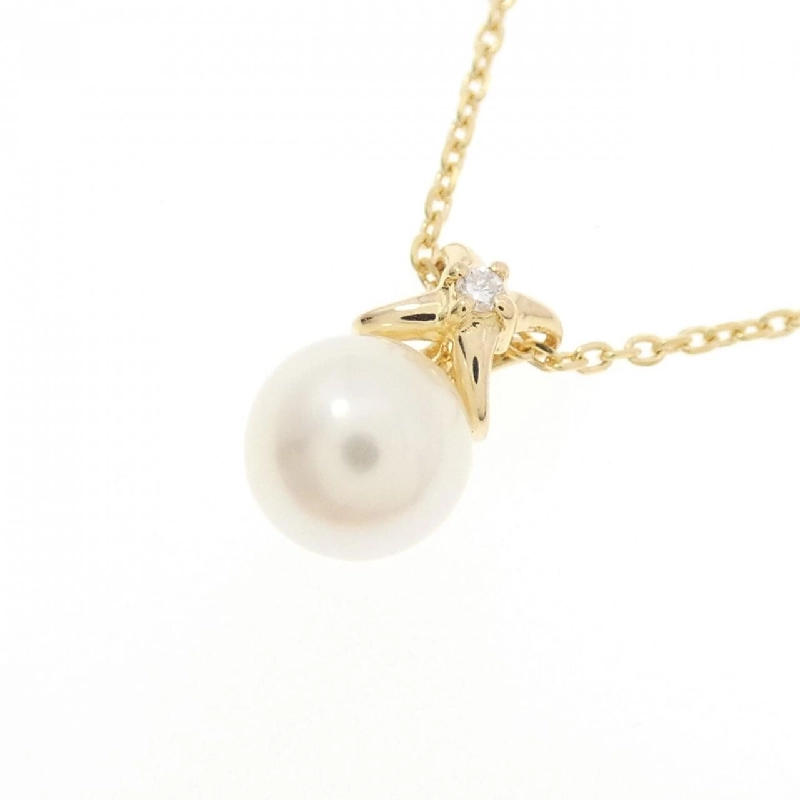 K18YG Ngọc trai Akoya Dây chuyền 6.1mm - Hàng hiệu Chính hãng 857243