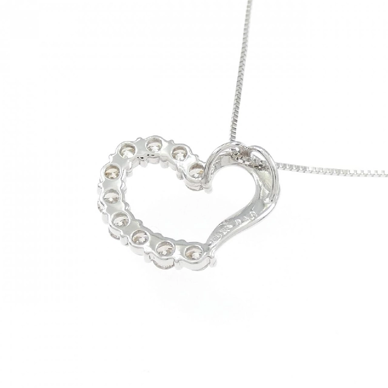 K10WG Dây chuyền kim cương hình trái tim 0.40CT - Hàng hiệu Chính hãng 857951