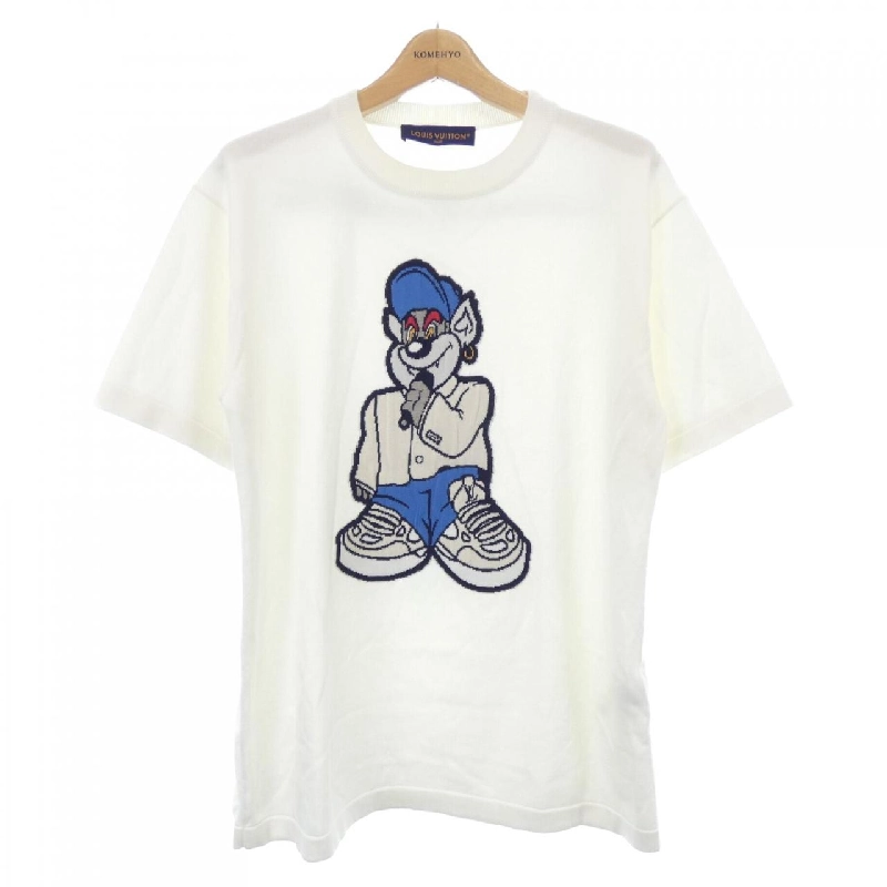 Louis Vuitton Áo len ngắn tay đồ họa HON10WJL4 - Hàng hiệu Chính hãng 894014