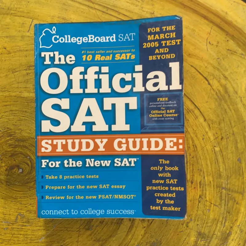 THE OFFICIAL SAT GUIDE: FOR THE NEW SATtm 1022750