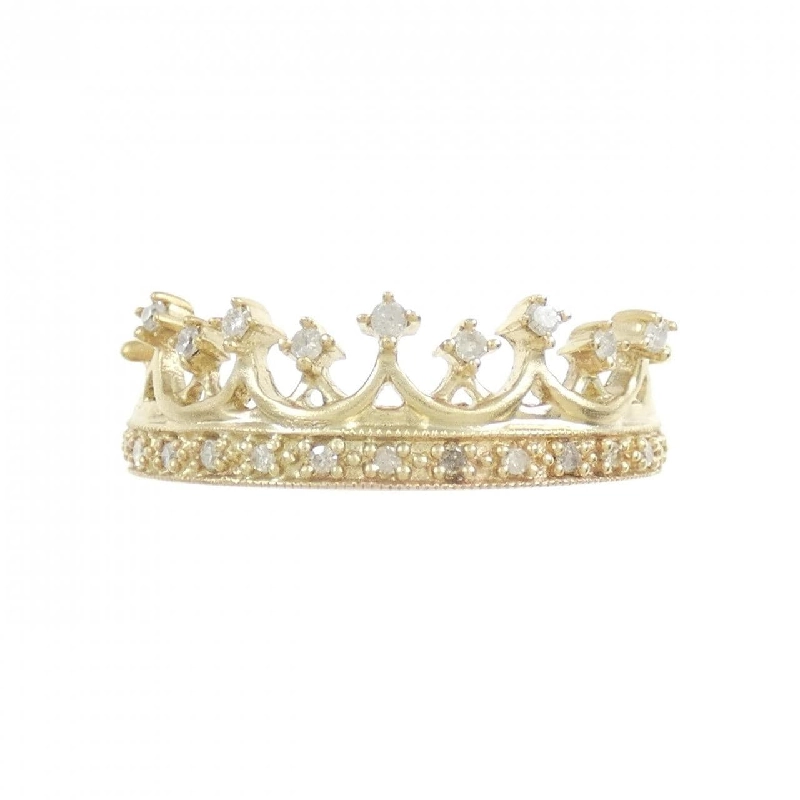 Nhẫn kim cương K10YG Tiara 0.11CT 672125