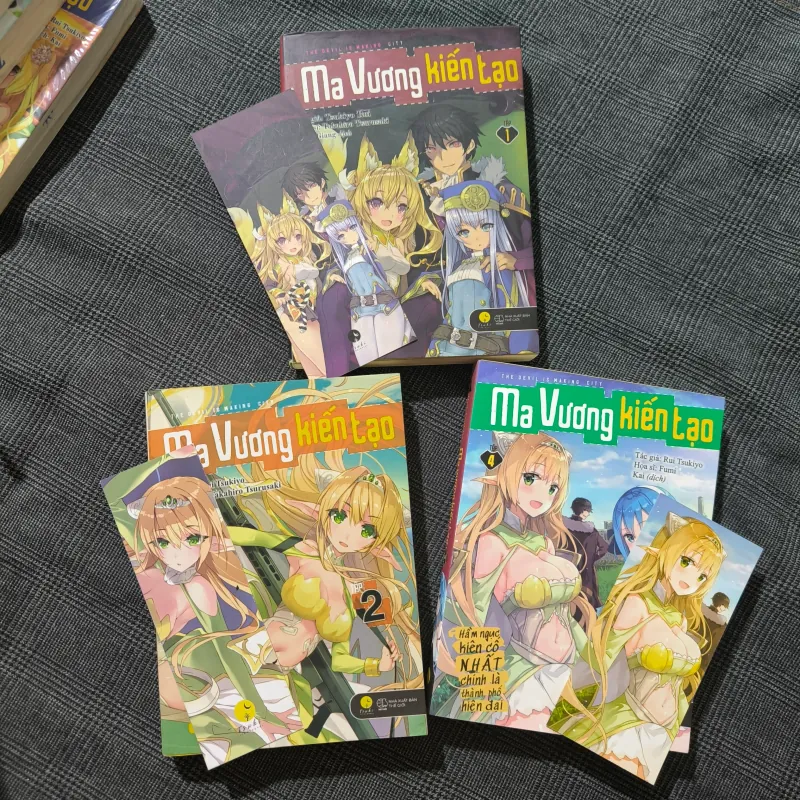 Ma Vương Kiến Tạo (6 tập) - Tập 1 2 4 6 8 - Rui Tsukiyo - Light Novel 786318