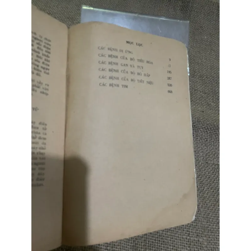 SỔ TAY LÂM SÀNG -TẬP 1, SÁCH DÀY - SÁCH Y 570317