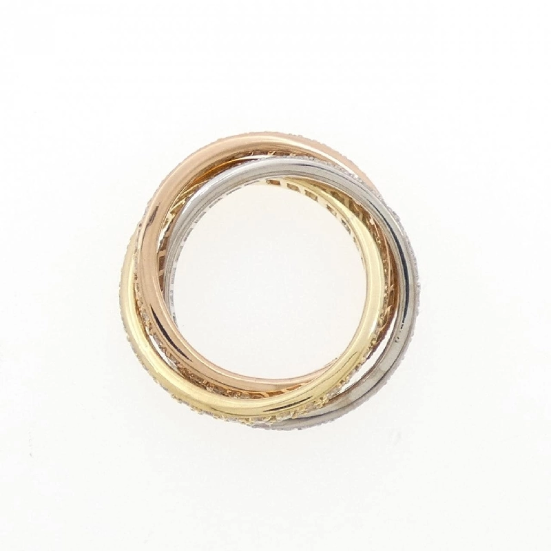 Nhẫn kim cương Full Eternity ba màu K18 1.91CT - Hàng hiệu Authentic 846910