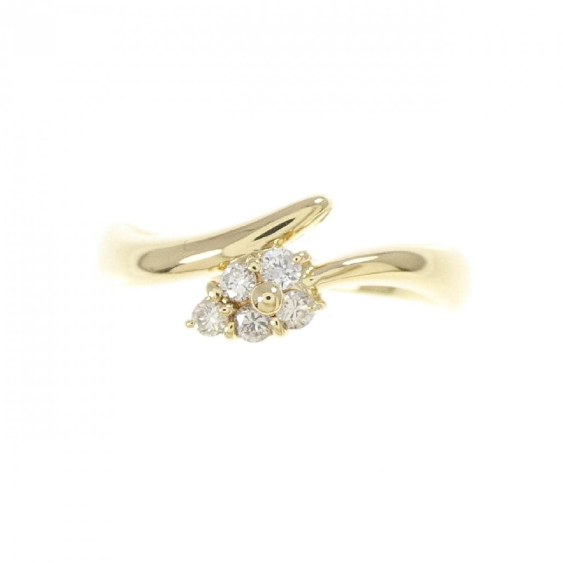 Nhẫn kim cương K18YG 0.10CT - Hàng hiệu Authentic 854041