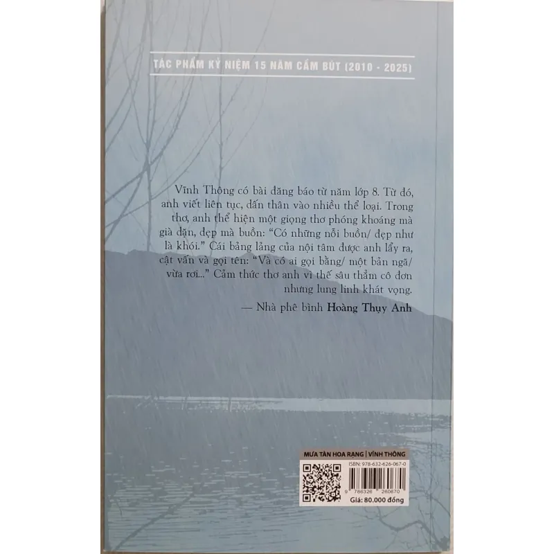 Mưa tàn hoa rạng - Vĩnh Thông (sách mới 100%) 699484