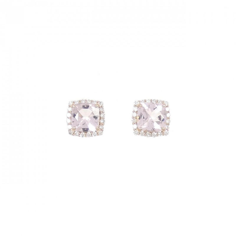 K18PG Morganite Bông Tai 1.63CT - Hàng hiệu Chính hãng 869160