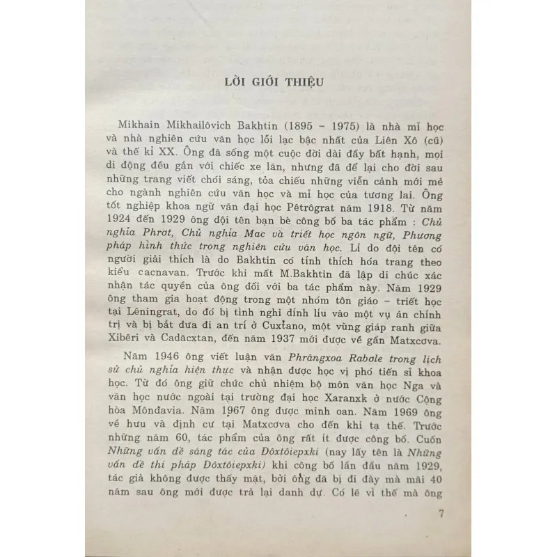 Những vấn đề thi pháp Dostoievski (Bakhtin) 932968