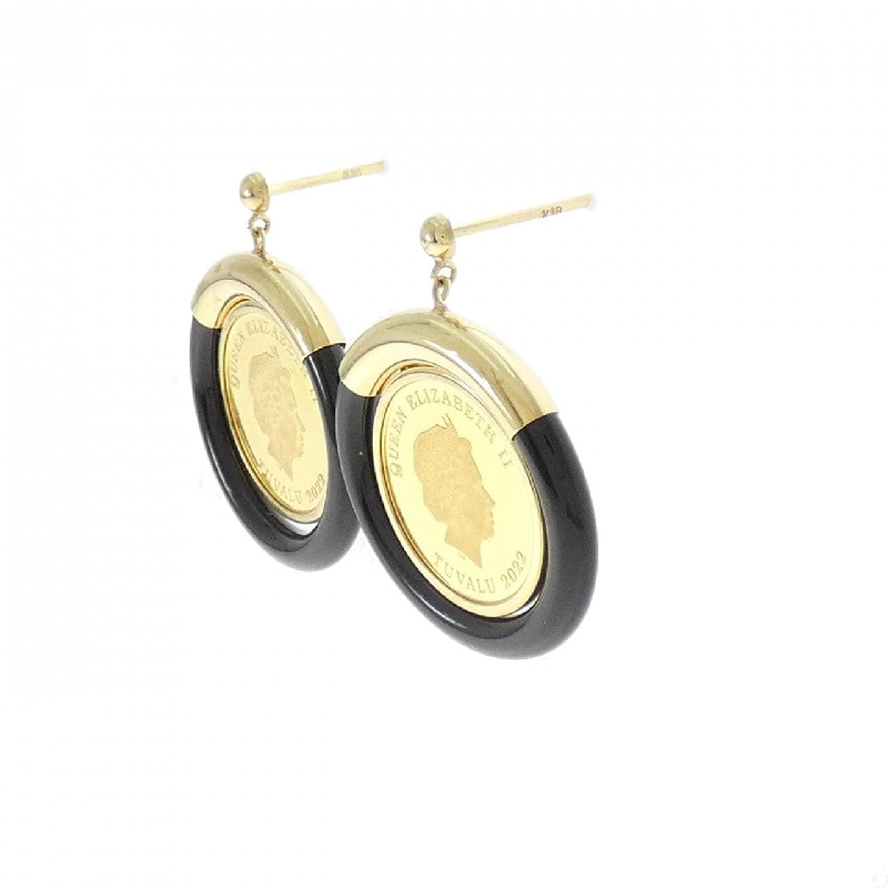 K18YG Onyx Bông tai - Hàng hiệu Chính hãng 870535