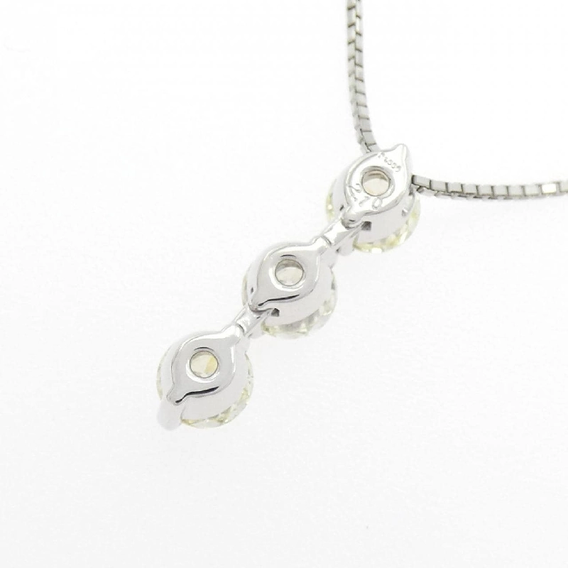 Dây chuyền kim cương ba viên PT900/PT850 2.10CT - Hàng hiệu Chính hãng 856894